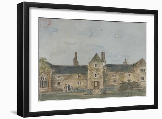 Ellis Davy's Almshouses, Croydon, Surrey, C1800-John Hassell-Framed Giclee Print