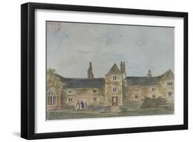 Ellis Davy's Almshouses, Croydon, Surrey, C1800-John Hassell-Framed Giclee Print