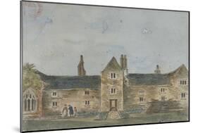 Ellis Davy's Almshouses, Croydon, Surrey, C1800-John Hassell-Mounted Giclee Print