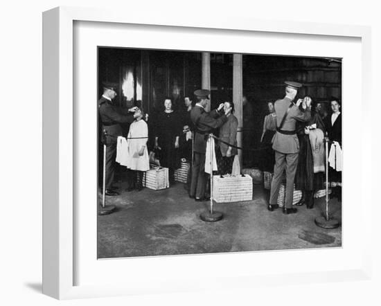 Ellis Island: Examination-null-Framed Giclee Print