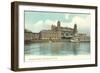 Ellis Island Immigration Depot, New York City-null-Framed Art Print