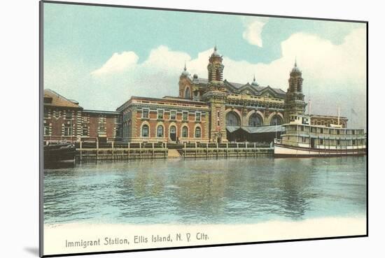 Ellis Island Immigration Depot, New York City-null-Mounted Art Print