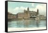 Ellis Island Immigration Depot, New York City-null-Framed Stretched Canvas