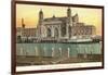 Ellis Island Immigration Depot, New York City-null-Framed Art Print