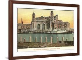 Ellis Island Immigration Depot, New York City-null-Framed Art Print