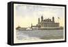 Ellis Island, New York City-null-Framed Stretched Canvas