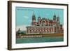 Ellis Island, New York Harbor-null-Framed Art Print