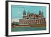 Ellis Island, New York Harbor-null-Framed Art Print