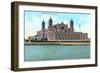 Ellis Island, New York Harbor-null-Framed Art Print