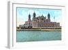 Ellis Island, New York Harbor-null-Framed Art Print