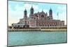 Ellis Island, New York Harbor-null-Mounted Art Print