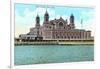 Ellis Island, New York Harbor-null-Framed Art Print