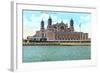 Ellis Island, New York Harbor-null-Framed Art Print