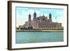 Ellis Island, New York Harbor-null-Framed Art Print