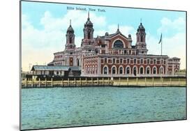 Ellis Island, New York Harbor-null-Mounted Art Print