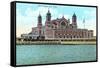 Ellis Island, New York Harbor-null-Framed Stretched Canvas