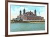 Ellis Island, New York Harbor-null-Framed Art Print