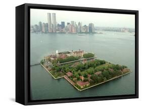 Ellis Island-Daniel Hulshizer-Framed Stretched Canvas