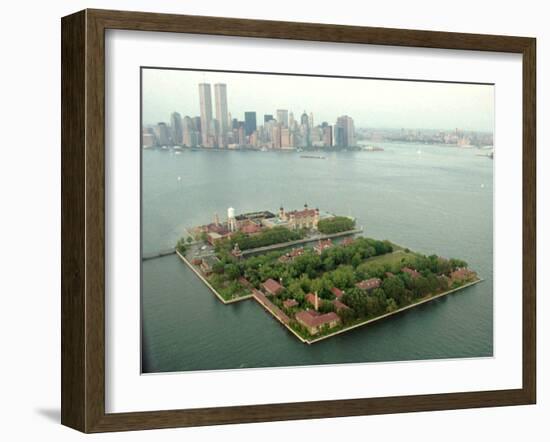 Ellis Island-Daniel Hulshizer-Framed Premium Photographic Print