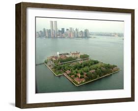 Ellis Island-Daniel Hulshizer-Framed Premium Photographic Print