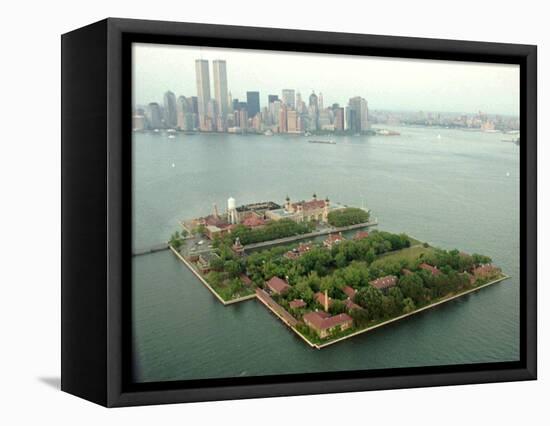 Ellis Island-Daniel Hulshizer-Framed Stretched Canvas