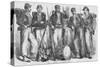 Ellsworth's Chicago Zouaves-Frank Leslie-Stretched Canvas