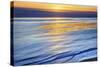 Ellwood Mesa Coastline Pacific Ocean Orange Sunset Goleta California-William Perry-Stretched Canvas