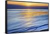 Ellwood Mesa Coastline Pacific Ocean Orange Sunset Goleta California-William Perry-Framed Stretched Canvas