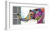 Elly Elephant-Lucy Cloud-Framed Art Print