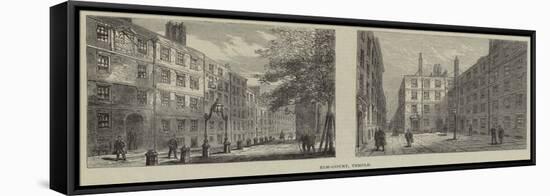 Elm-Court, Temple-null-Framed Stretched Canvas