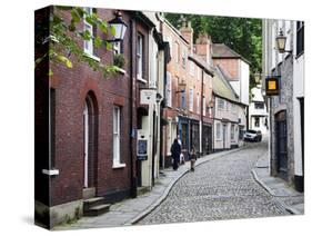 Elm Hill, Norwich, Norfolk, England, United Kingdom, Europe-Mark Sunderland-Stretched Canvas