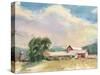 Elm Knoll Farm-Stephen Calcasola-Stretched Canvas