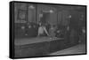 Elm Pool Room Billiards Club Photograph - New Bedford, MA-Lantern Press-Framed Stretched Canvas