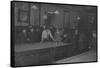 Elm Pool Room Billiards Club Photograph - New Bedford, MA-Lantern Press-Framed Stretched Canvas