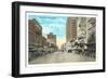 Elm Street, Dallas, Texas-null-Framed Art Print