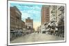 Elm Street, Dallas, Texas-null-Mounted Art Print