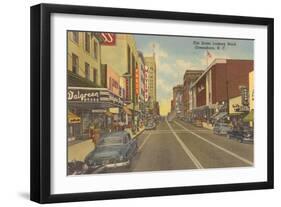 Elm Street, Greensboro, North Carolina-null-Framed Art Print