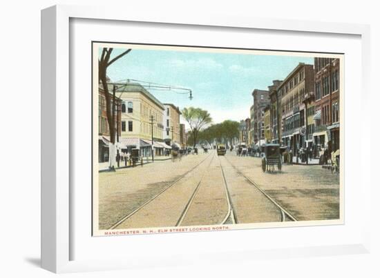 Elm Street, Manchester, New Hampshire-null-Framed Art Print