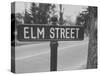 Elm Street Sign-Ralph Morse-Stretched Canvas