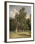 Elm Trees in Prater, 1831-Ferdinand Georg Waldmuller-Framed Giclee Print