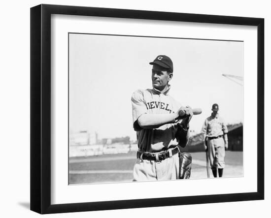 Elmer Flick, Cleveland Naps, Baseball Photo - Cleveland, OH-Lantern Press-Framed Art Print