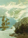 Lake George, Sierra Nevada-Elmer Wachtel-Framed Stretched Canvas