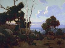 Lake George, Sierra Nevada-Elmer Wachtel-Stretched Canvas