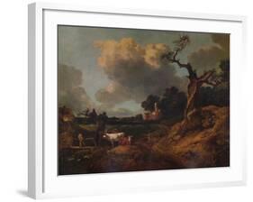 'Elmsett Church, West Suffolk', 18th century, (1935)-Thomas Gainsborough-Framed Giclee Print