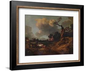 'Elmsett Church, West Suffolk', 18th century, (1935)-Thomas Gainsborough-Framed Giclee Print