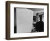 Elmyr de Hory, Standing Next to the Forged "Matisse" That He Made-Pierre Boulat-Framed Photographic Print