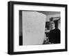 Elmyr de Hory, Standing Next to the Forged "Matisse" That He Made-Pierre Boulat-Framed Photographic Print