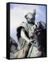 Elod, Magyar Chieftain, Statue in Heroes' Square-null-Framed Stretched Canvas