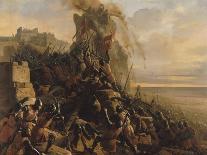 Bataille de Fornoue, près de Parme, remportée par Charles VIII sur l'armée des Confédérés-Eloi Firmin Feron-Framed Giclee Print