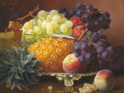 Still Life of Grapes and Pineapples